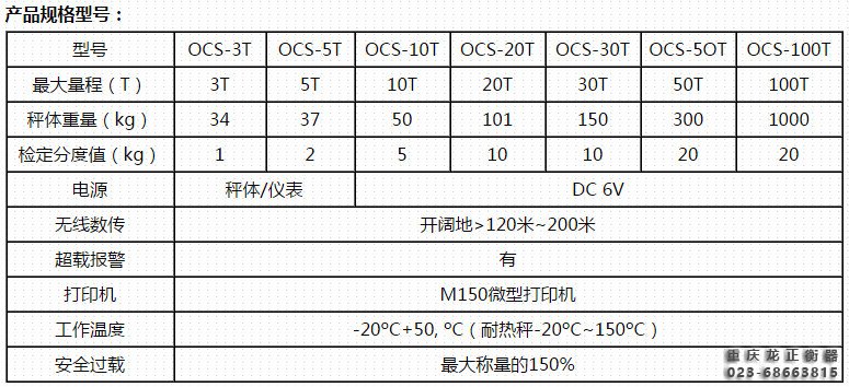 无线数传电子吊秤